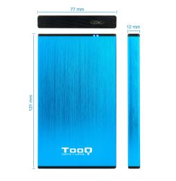 Tooq TQE-2527BL Caja HDD 2.5" USB 3.1 Gen1/USB 3.0