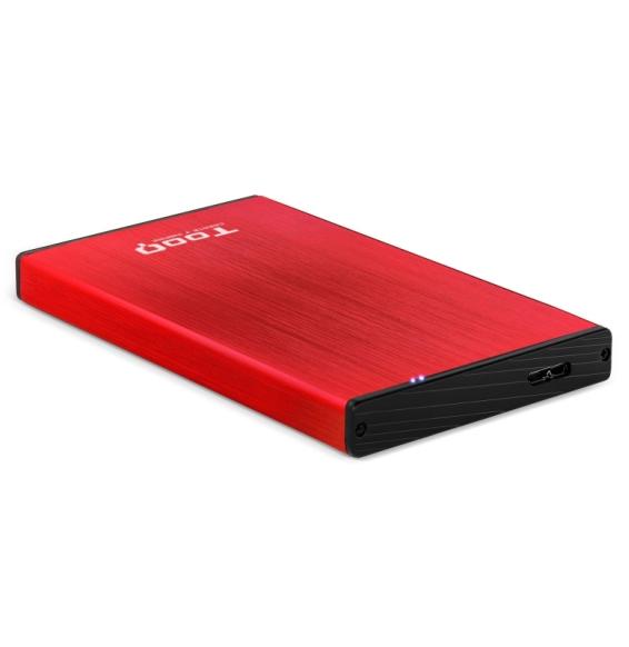 Tooq TQE-2527R Caja HDD 2.5" USB 3.1 Gen1/USB 3.0