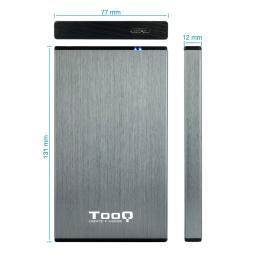 Tooq TQE-2527G Caja HDD 2.5" USB 3.1 Gen1/USB 3.0