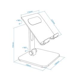 Tooq  Soporte mesa Tablet hasta 13"