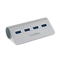 Coolbox HUB ALU-3 4 PUERTOS USB3.0