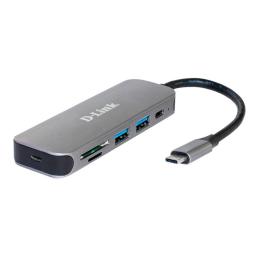 D-Link DUB-2325 5-in-1 USB-C Hub Card Reader