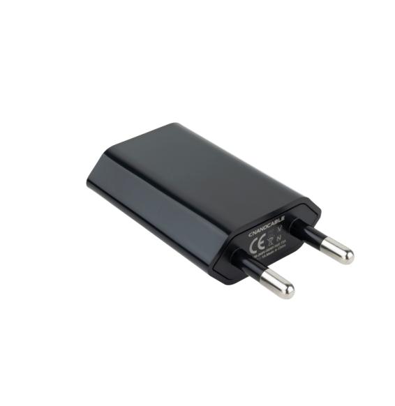 Nanocable Mini Cargador USB Ipod /Iphone 5V-1A Neg