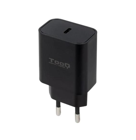 Tooq Cargador pared USB-C PD3.0 20W Negro