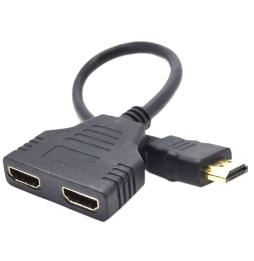 Gembird Cable Adaptador HDMI(M) a 2xHDMI(H) 0.2Mts