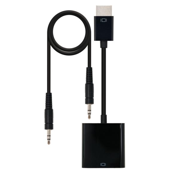 Nanocable Conversor HDMI/SVGA+AUDIO HDMI/M-SVGA/H