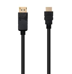 Nanocable Cable Conversor DP a HDMI 0,5 M Negro