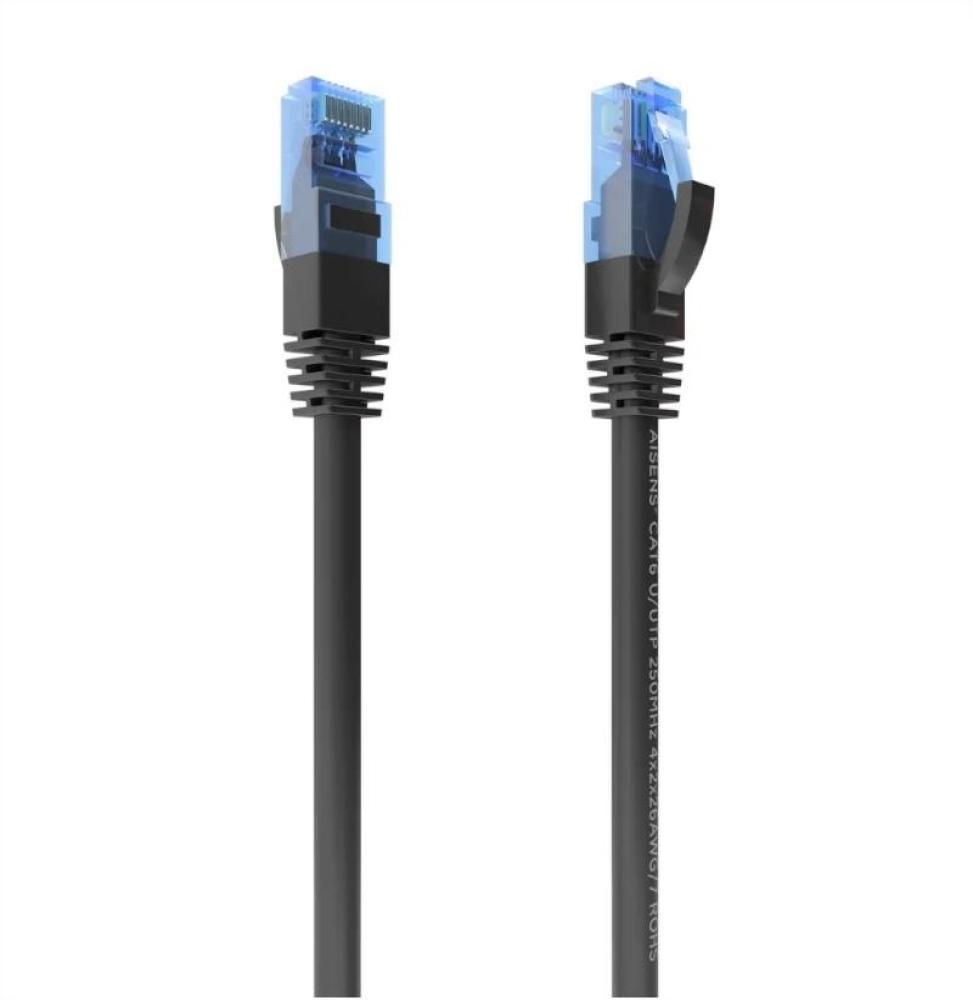 Aisens Cable RJ45 CAT.6 UTP AWG26 CCA Negro 3.0m