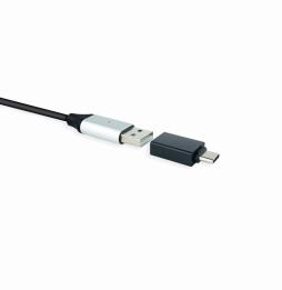 Nanocable Adaptador USB-C/M a USB3,1/H Aluminio