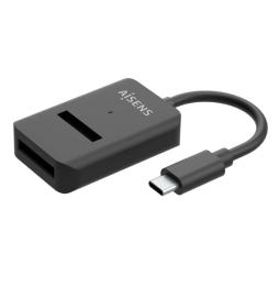 Aisens USB-C Dock M.2 Sata/Nvme-Usb3.1 Gen2 Negra