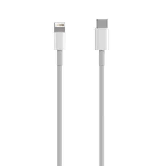 Aisens Cable Lightning-M a USB-C 2.0-M blanco 0.5m