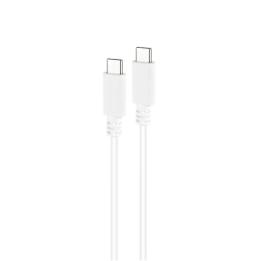 Nanocable Cable USB2.0 3A USB-C/M-M 1 M Blanco