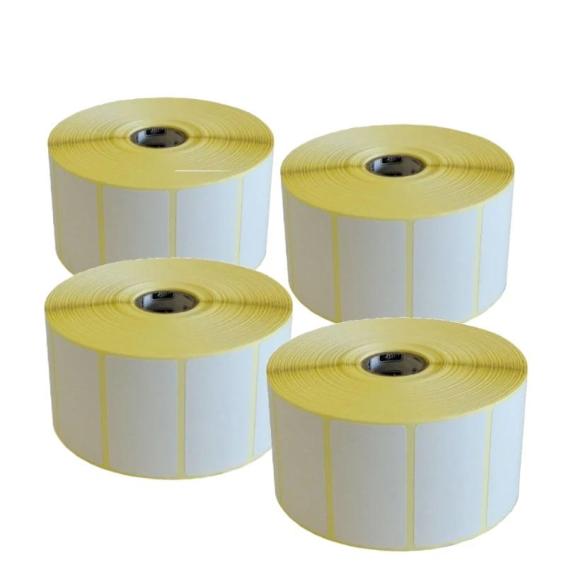 Zebra Rollo Etiquetas 2000T 127mm 70X32mm 4 Cajas