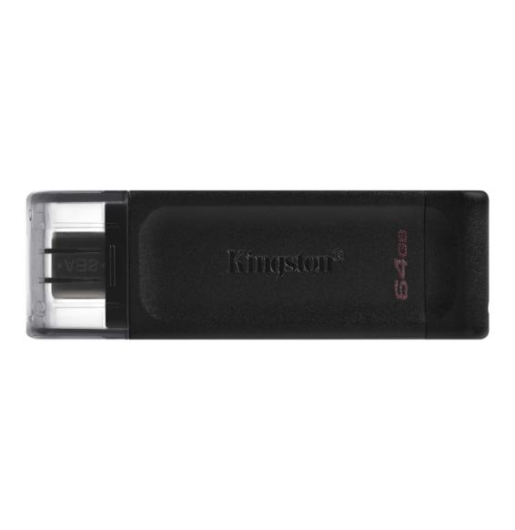 Kingston DataTraveler DT70 64GB USB C 3.2  Negro