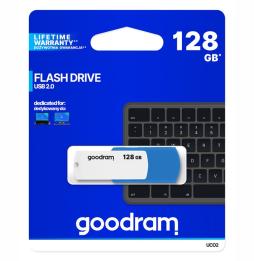 Goodram UCO2 Lápiz USB 128GB USB 2.0 Azul/Blanco