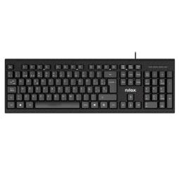 NILOX Kit Teclado+raton NXKME0011 Usb NEgro