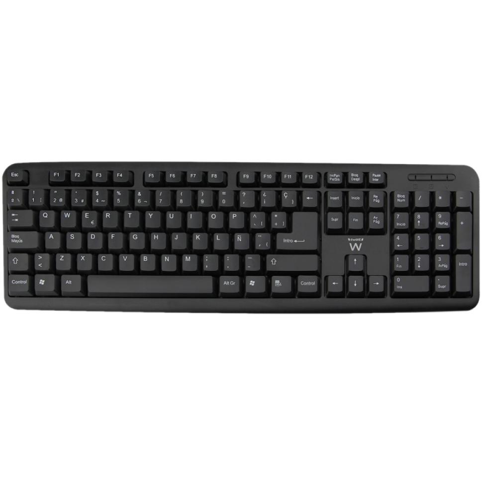 Ewent Teclado Slim EW3109 usb Negro