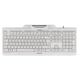 Cherry Teclado+Lector Chip Integrado (DNIe) Blanco