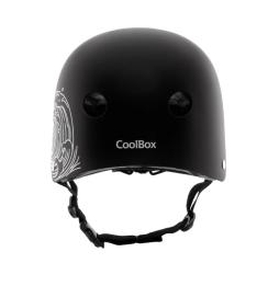 COOLBOX Casco Negro Sin Luz talla L