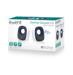 EWENT Altavoces escritorio 2.0 usb