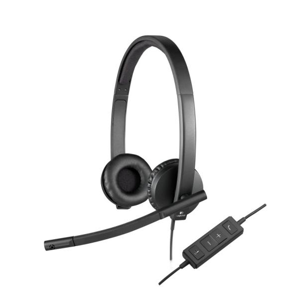 Logitech Auricular STEREO H570e USB