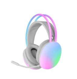 MARSGAMING Auriculares MH-GLOW PC/Ps4-5/xbox White