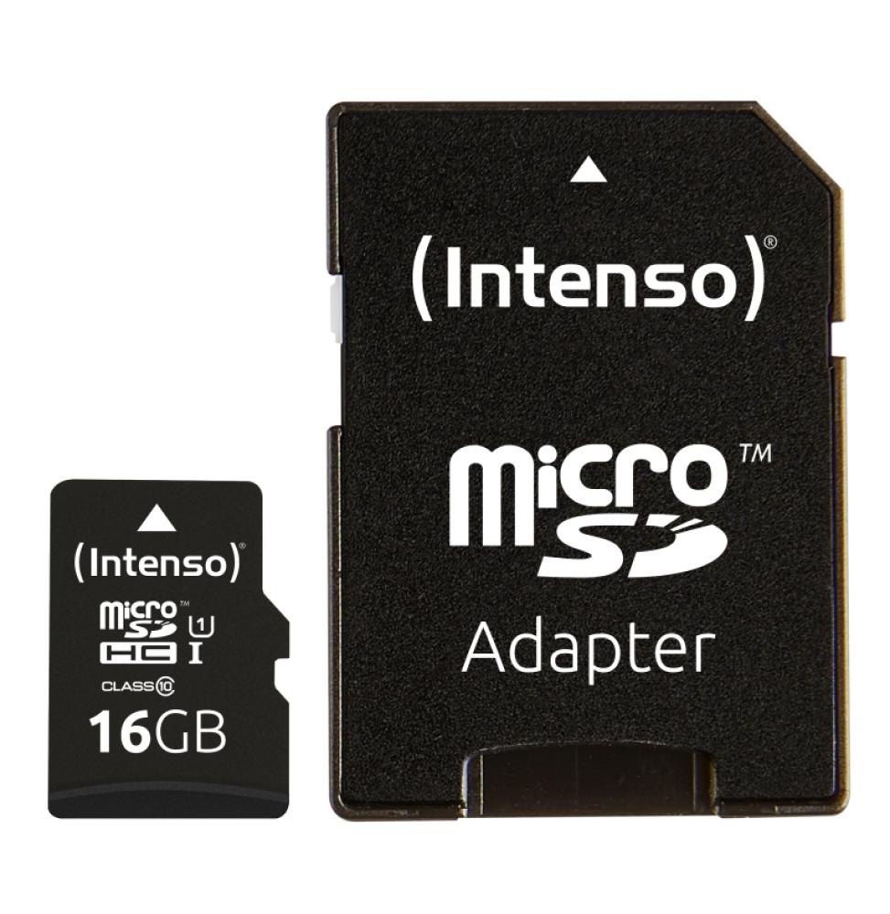 Intenso 3423470 Micro SD UHS-I Premium 16GB c/adap