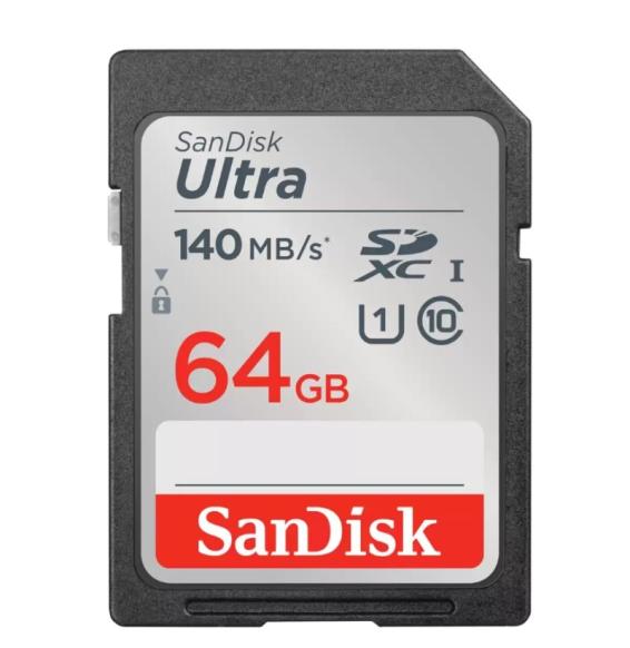 SanDisk Ultra 64GB SDXC Memory Card 120MB/s