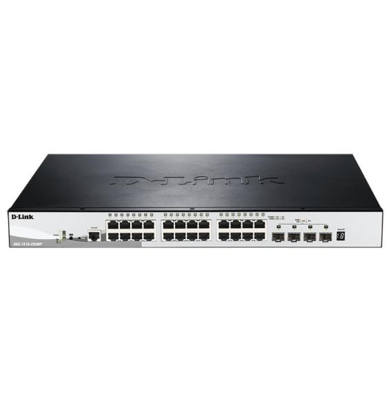 D-Link DGS-1510-28XMP/E Switch L2 24xGB PoE 4x10Gb