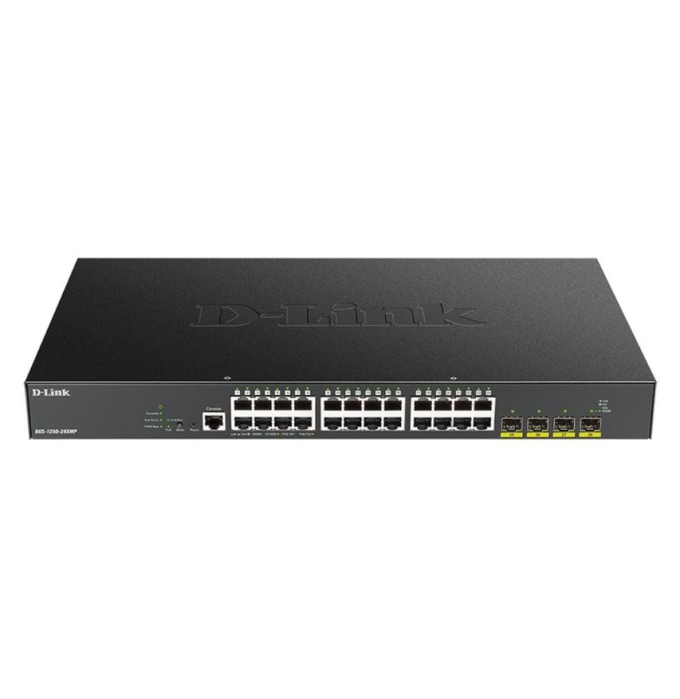 D-Link DGS-1250-28XMP/E Switch 24xGb PoE 4x10Gb