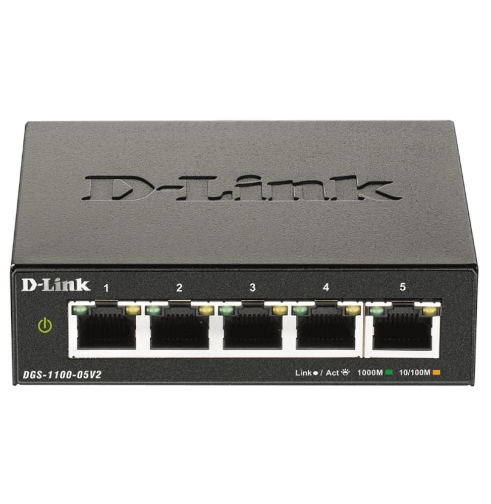 D-Link DGS-1100-05V2 Switch 5xGigabit EasySmart