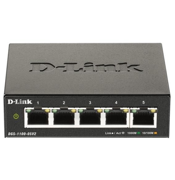 D-Link DGS-1100-05V2 Switch 5xGigabit EasySmart