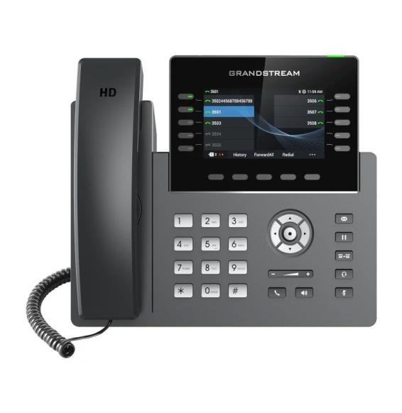 GrandStream IP Phone GRP2615 5 SIP 2xGbE PoE WiFi