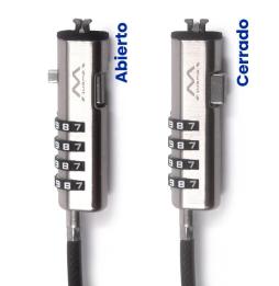 EWENT Cable Seguridad Nano combinacion