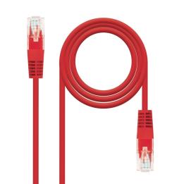 Nanocable Latiguillo RJ45 CAT.6 UTP Rojo, 3.0 M