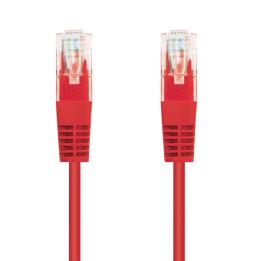 Nanocable Latiguillo RJ45 CAT.6 UTP Rojo, 3.0 M