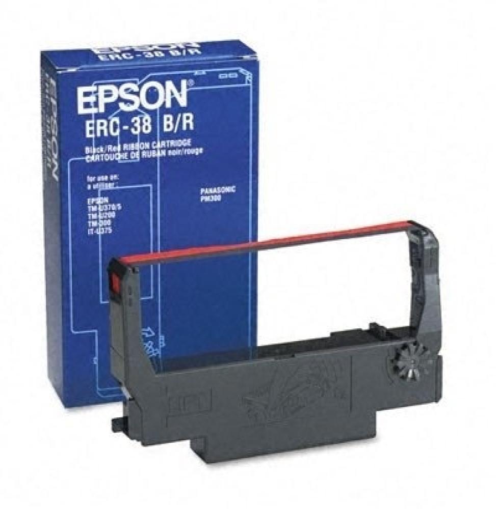 Epson Cinta ERC-38BR Negro/Rojo TMU200/U300