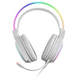 MARS GAMING Auricular MHRGB PC/PS4/PS5/XBOX White