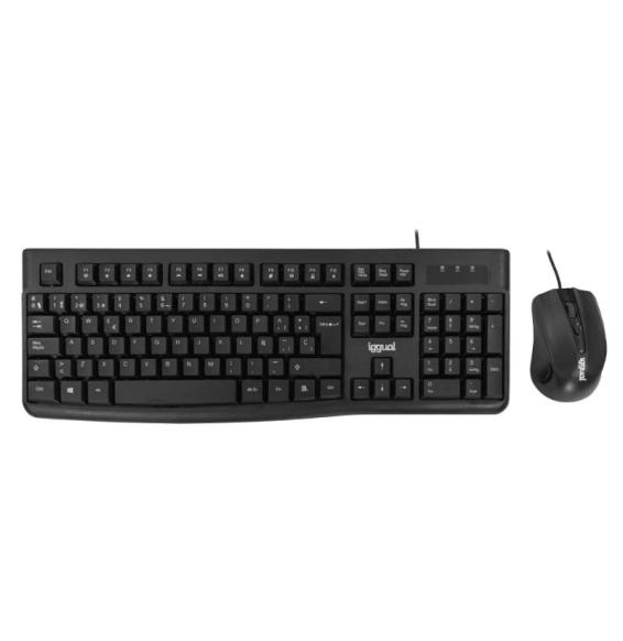 iggual Kit teclado y ratón CMK-BUSINESS2 negro